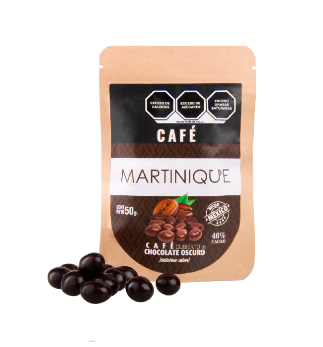 Snack Martinique - Café cubierto con Chocolate