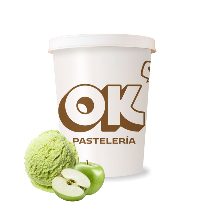 Helado italiano Manzana Verde