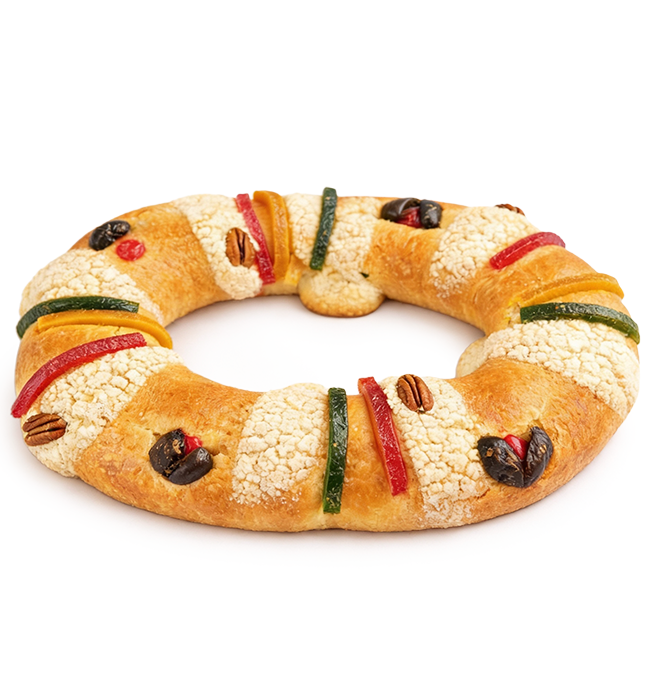 Rosca de Reyes Grande Tradicional Rellena