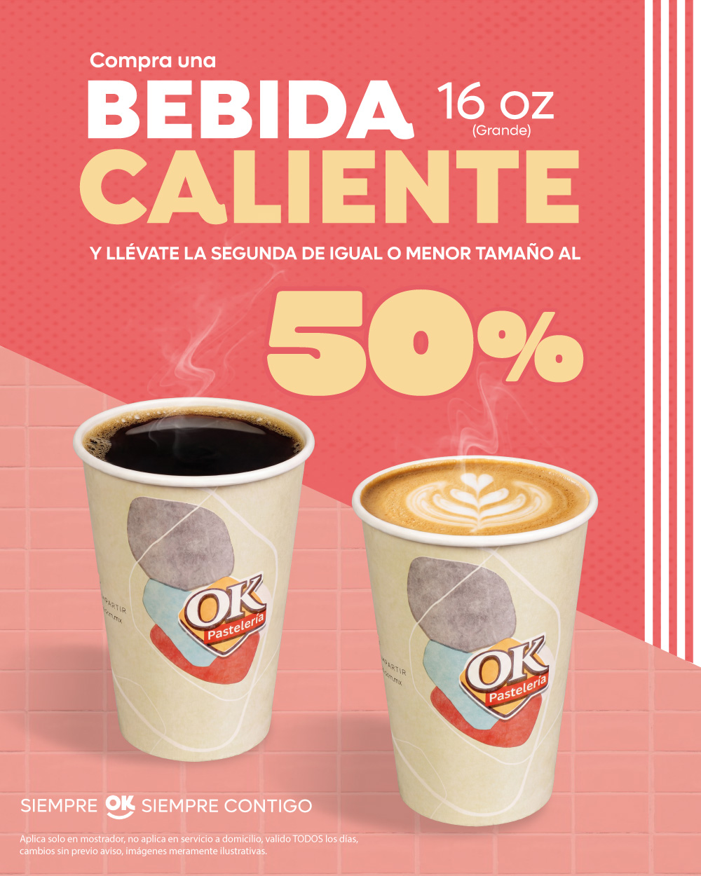Tu segundo cafe al 50%